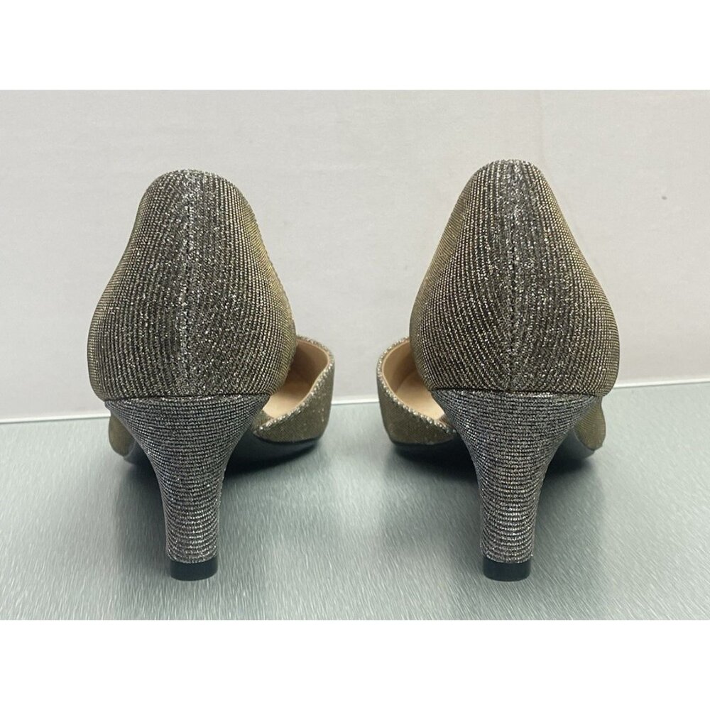 Naturalizer Deva Pewter Glitter Womens heels size 7.5 M Comfort - Picture 4 of 13